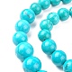 Brins de perles graduées en magnésite naturelle G-F604-01-6