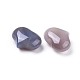Piedra de amor de corazón de ágata gris natural X-G-F659-A14-2
