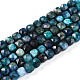 Натуральные бусы из хризоколлы и лазурита G-T141-65-4