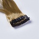ファッション女性のヘアアクセサリー  鉄のスナップヘアクリップ  化学繊維カラフルなかつらを使って  ダークカーキ  50x3.25cm PHAR-TAC0001-014-3