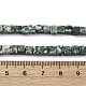 Натуральные зеленые пятна яшмовых нитей G-G002-A09-5
