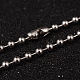 304 Stainless Steel Ball Chain Necklaces NJEW-L427-02P-1