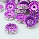 Painted Brass Spacer Beads RB-S009-10mm-01P-1