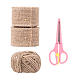 Наборы плетеных джутовых лент DIY-PH0025-52-1