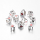 Valentine Gifts Ideas for Her Alloy European Beads X-LFD8290Y-2-NF-1
