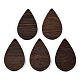 Colgantes de madera de wengué natural WOOD-T023-28B-01-1