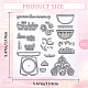 Clear Silicone Stamps DIY-WH0504-64B-2
