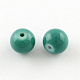 Perles en verre peintes X-DGLA-S071-10mm-B31-1