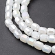 Chapelets de perles en verre imitation jade EGLA-K015-04D-4