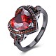 Chic Brass Cubic Zirconia Finger Rings RJEW-BB23163-8A-1