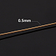 Benecreat 0.5mm (24 Gauge) trübungsbeständiger Kupferdraht 90m von 6 Mischfarben Schmuck Perlendraht für Kunsthandwerk Perlenschmuckherstellung (15m / Farbe) CWIR-BC0005-01C-7