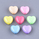 Opaque Solid Color Acrylic Beads X-MACR-T030-04-1