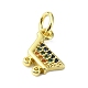 Латунные подвески из микро-паве KK-H475-08G-2