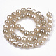Naturelles teints perles agate brins G-N326-12B-01-2