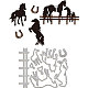 GLOBLELAND Realistic Horses Cutting Dies Animal Horse Die Cuts Different Horse Forms Metal Embossing Stencils Template for Card Making Scrapbooking DIY Craft DIY-WH0309-1360-1