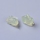 Chinese Style Bunny Natural Jade Beads G-L523-088-2