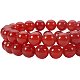 PandaHall Elite Natural Carnelian Bead Strands For Jewelry Making (1 Strands) Round G-PH0028-8mm-15-4
