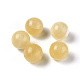 Perles de jade de topaze naturelles G-E547-01-2