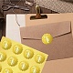 34 foglio di adesivi autoadesivi in lamina d'oro in rilievo DIY-WH0509-044-6