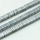 Electroplate Non-magnetic Synthetic Hematite Heishi Beads Strands G-UK0017-01A-1