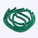 Spray Painted Glass Bead Strands X-GLAD-S075-6mm-38-3
