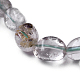 Natural Lodolite Quartz Bead Stretch Bracelets BJEW-K213-07-3