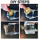 Tête de tampon en laiton 1pc olycraft DIY-OC0008-35E-6