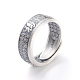 925 anillos ajustables de plata esterlina tailandesa RJEW-G099-03AS-2