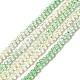 Fili di perle di vetro di colore sfumato trasparente X1-GLAA-H021-01B-13-2