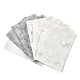 60 foglio di tamponi di carta per album con ondulazioni dell'acqua DIY-H164-01D-1