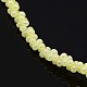 Imitation Jade Electroplate Glass Beads Strands EGLA-F031-A09-1