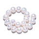 Brins de perles de culture d'eau douce naturelles PEAR-N013-10D-4