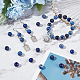 OLYCRAFT 36 pcs 8mm Natural Lapis Lazuli Beads 2.5mm Big Hole Blue Lapis Gemstone Bead Round Loose Beads Smooth Spacer Beads Dyed Round Beads for Earring Bracelets Necklace Jewelry Making G-OC0003-81B-6