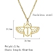 Stainless Steel Hollow Beetle Head Pendant Necklaces DN8143-1-2