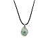 Ожерелья со стеклянными подвесками-каплями и шнурами NZ2302-3-1