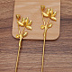 Iron Hair Stick Findings OHAR-PW0001-296G-1
