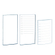 Fingerinspire 3pcs 3 estilos k9 almohadillas de extensión de pestañas de vidrio MRMJ-FG0001-09-1