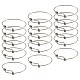 Ajustable 304 fabrication de bracelets en acier inoxydable STAS-TA0004-06A-3
