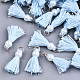 Polycotton(Polyester Cotton) Tassel Pendant Decorations FIND-T052-13M-1