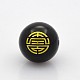 Natural Agate Round Carved Chinese Ancient Pattern Beads G-O027-03B-1