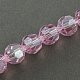 Electroplate Glass Bead Strands X-EGLA-R015-4mm-9-2