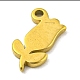 Laser Cut 304 Stainless Steel Charms STAS-G323-02G-2