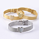 Bracelets unisexes de bande de montre en 304 acier inoxydable BJEW-L655-023P-1