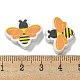 Perles en bois imprimées&nbsp;WOOD-G022-28C-07-3
