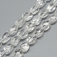 Natural Quartz Crystal Beads Strands G-R425-01-1