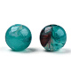 Perles rondes en acrylique d'imitation pierre précieuse X-OACR-R029-8mm-17-2