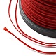 Cordón de poliéster encerado YC-E002-0.8mm-B802-3