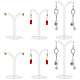 FINGERINSPIRE 6 Pcs Y-Shaped Acrylic Earring Display Stands 3 Size Clear Earring Display Holder Jewelry Earrings Organizer Rack for Earrings CON-FG0001-05-1