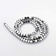 Electroplate Non-magnetic Synthetic Hematite Beads Strands G-J212B-02-2