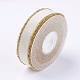 Polyester Frayed Grosgrain Ribbons ORIB-E003-25mm-028-2